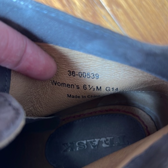 Trask Women’s Lia Suede Lace Up Wedge Ankle Booties - Picture 7 of 9